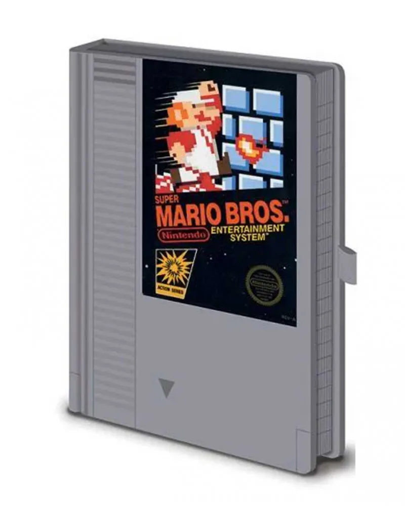 Sveska A5 Nintendo - Super Mario Bros Cartridge 