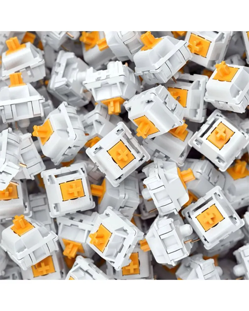 Svičevi za tastaturu Glorious - Panda prelubed Tactile Switches - Yellow 36 pcs 