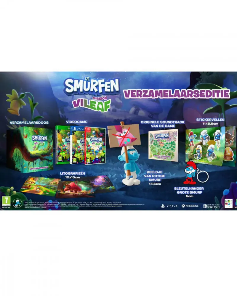 Switch The Smurfs - Mission Vileaf Collectors Edition 