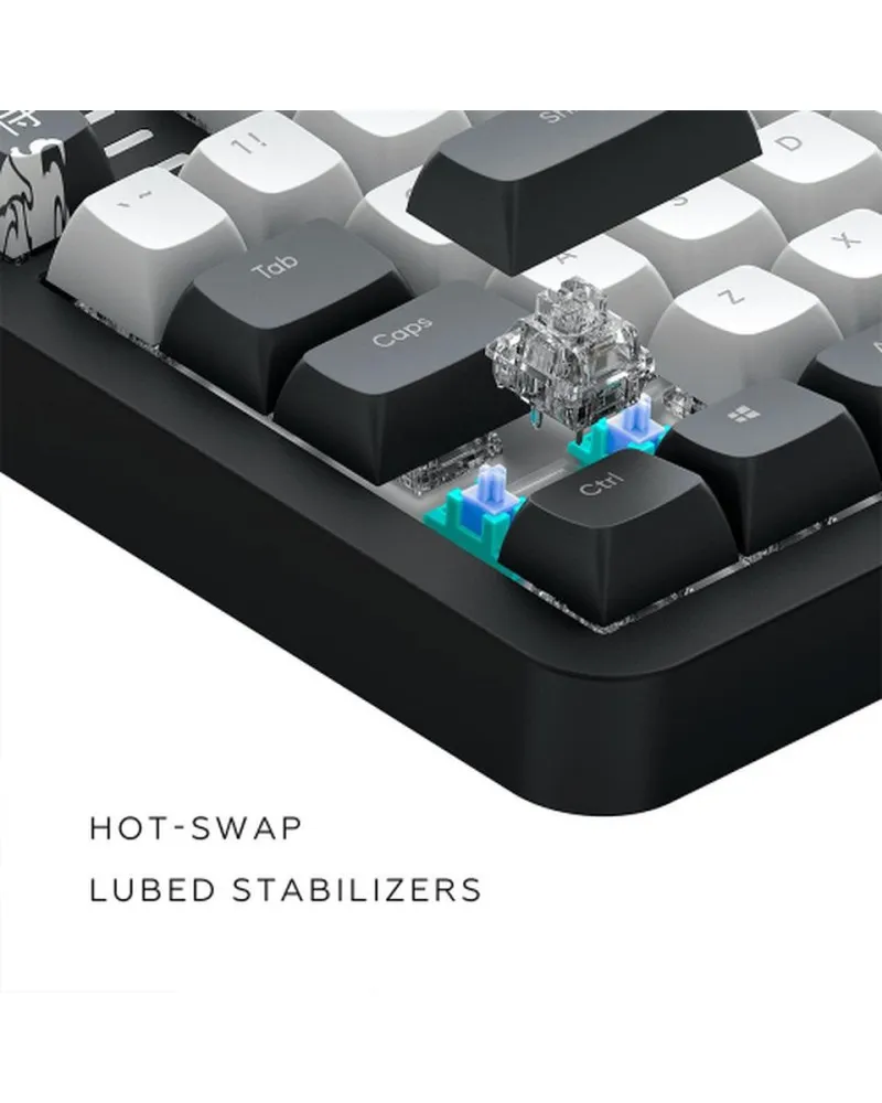 Tastatura Dark Project ALU87B Bushido G3Ms Moonstone 
