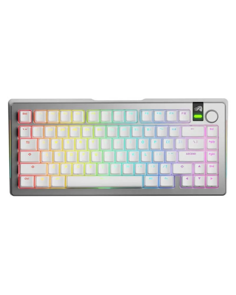 Tastatura Glorious GMMK 3 PRO 75% Pre-Built ANSI Wireless - Modularna Silver 