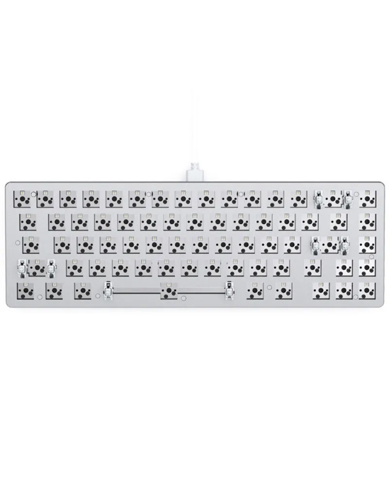 Modularna Tastatura Glorious GMMK 2 65% Barebones ANSI US - White 