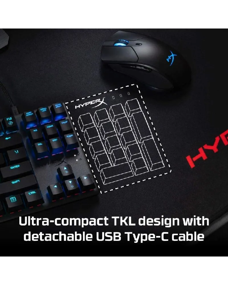 Tastatura HyperX Alloy Origins Core - Blue Clicky 