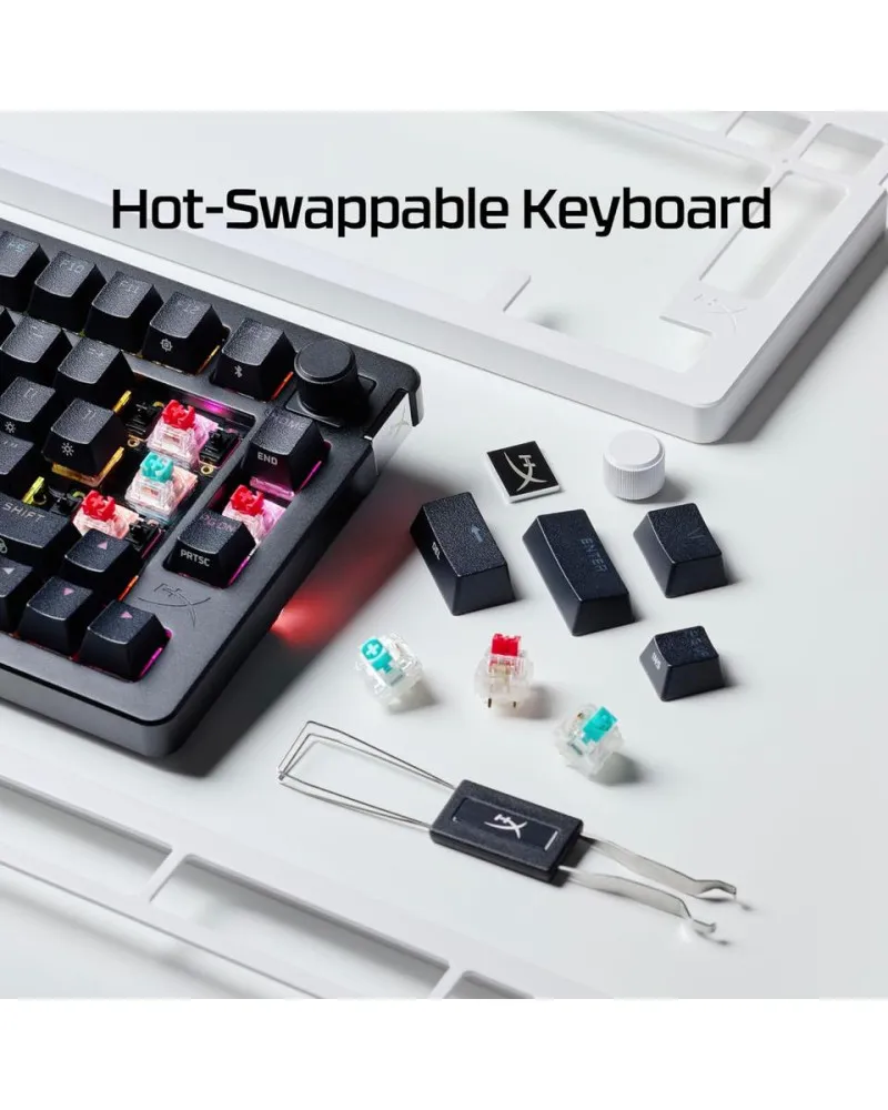 Tastatura HyperX Alloy Rise 75% Wireless - Red Linear 
