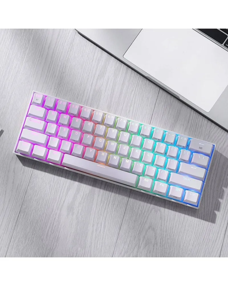 Tastatura Redragon Draconic K530 RGB Pro Bluetooth Red Switch - White 