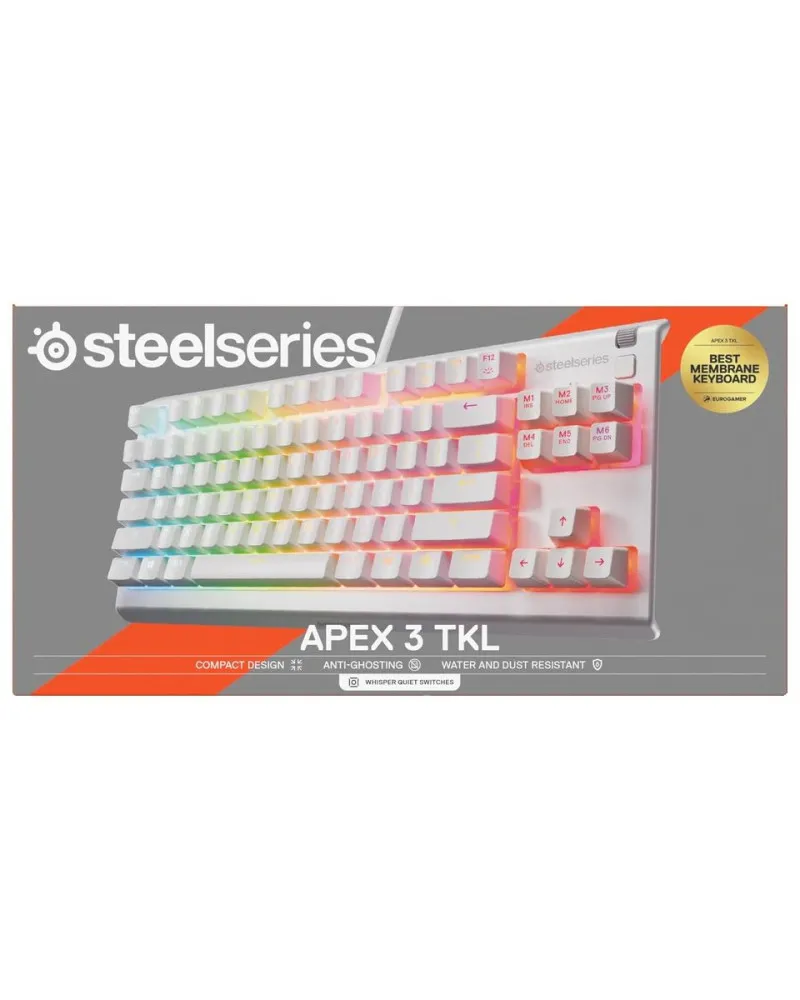 Tastatura Steelseries APEX 3 TKL White 