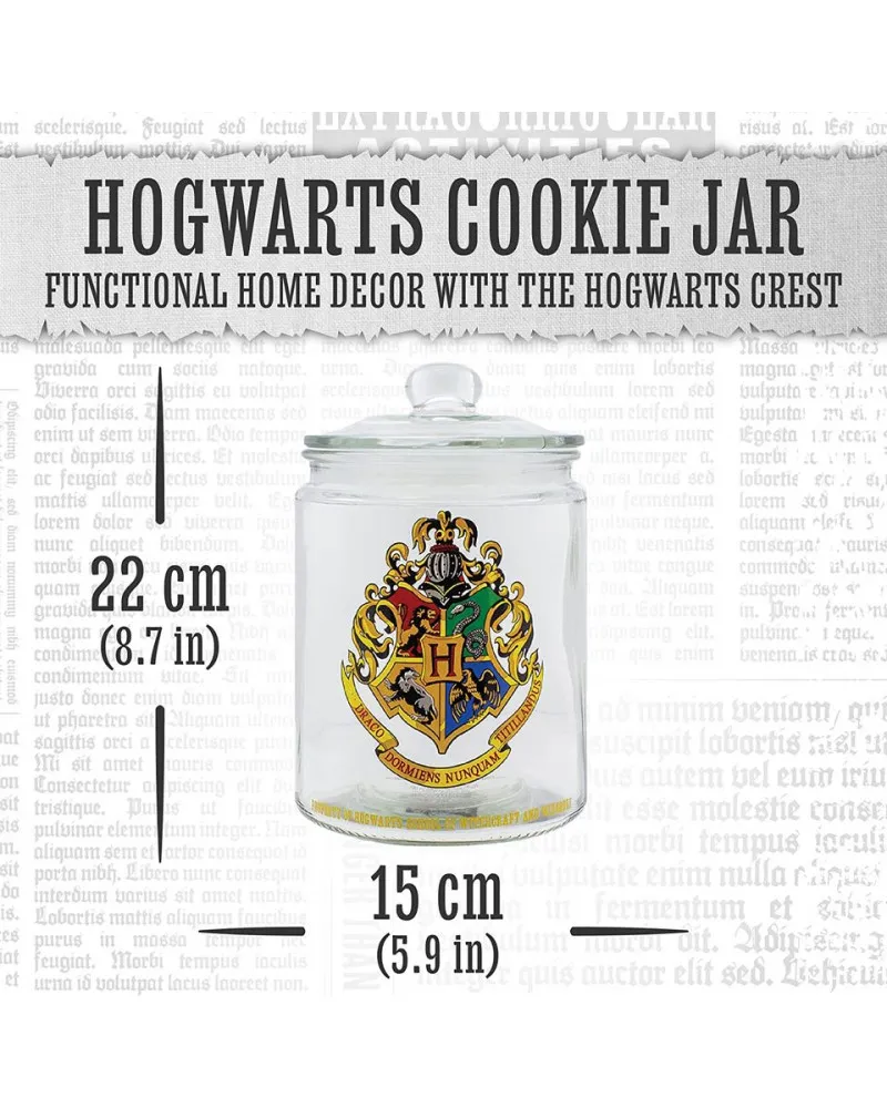 Tegla za kolačiće Paladone - Harry Potter - Hogwarts - Glass Cookie Jar 