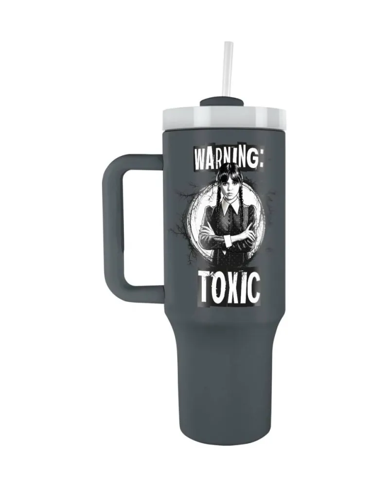 Termos čaša Wednesday - Warning: Toxic Tumbler 1200ml 
