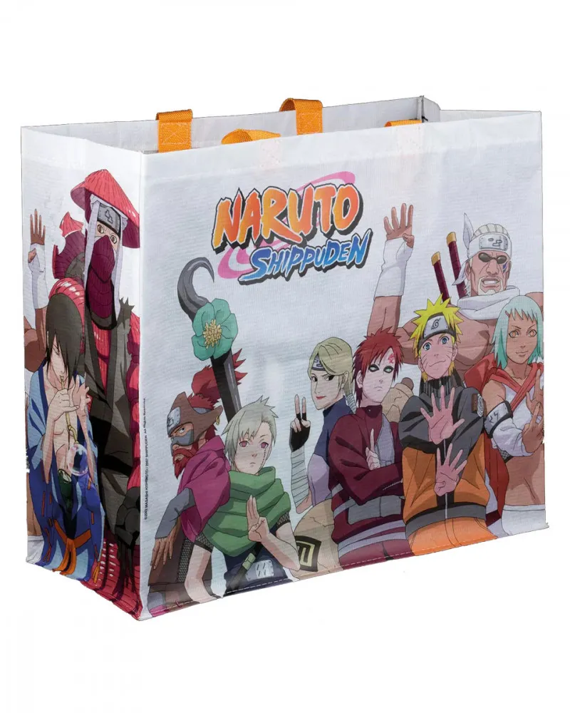 Torba za kupovinu Konix - Naruto Shippuden - White 