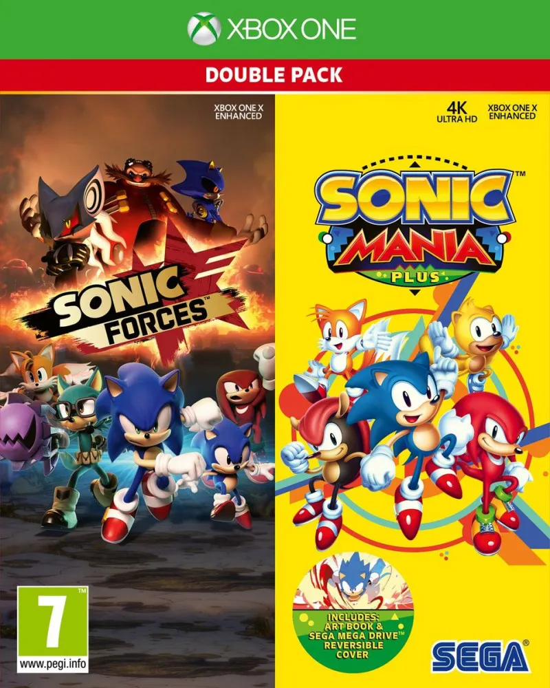 XBOX ONE Sonic Mania Plus and Sonic Forces Double Pack 
