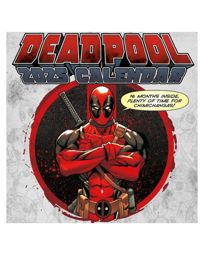 Zidni Kalendar Deadpool - 2025 Square Calendar 30x30cm 