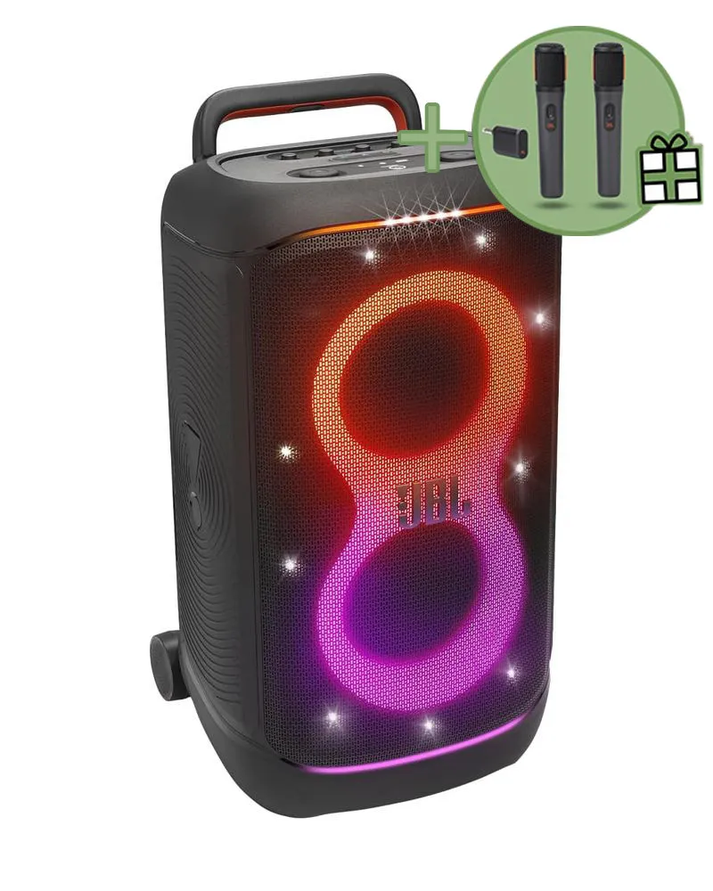 Zvučnik JBL 520 PartyBox + Poklon Mikrofon JBL PartyBox Wireless 2 kom 