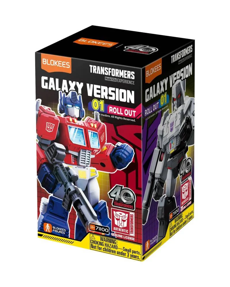 Action Figure Blokees Transformers - Galaxy Version 01 - Blind Box 