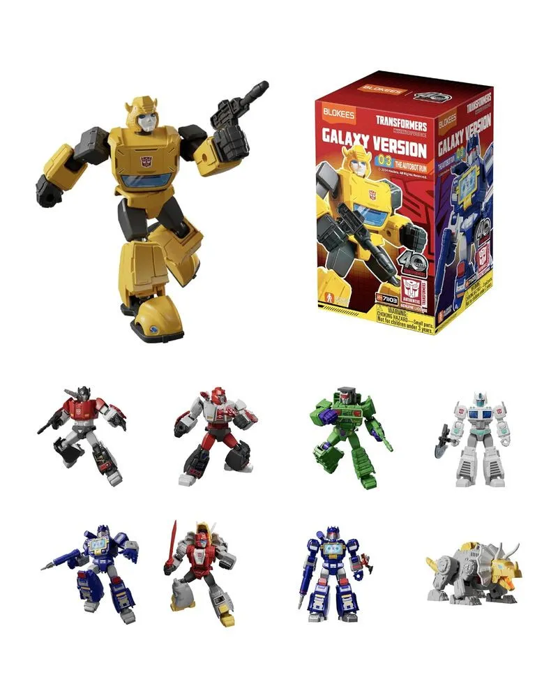 Action Figure Blokees Transformers - Galaxy Version 03 - Blind Box 