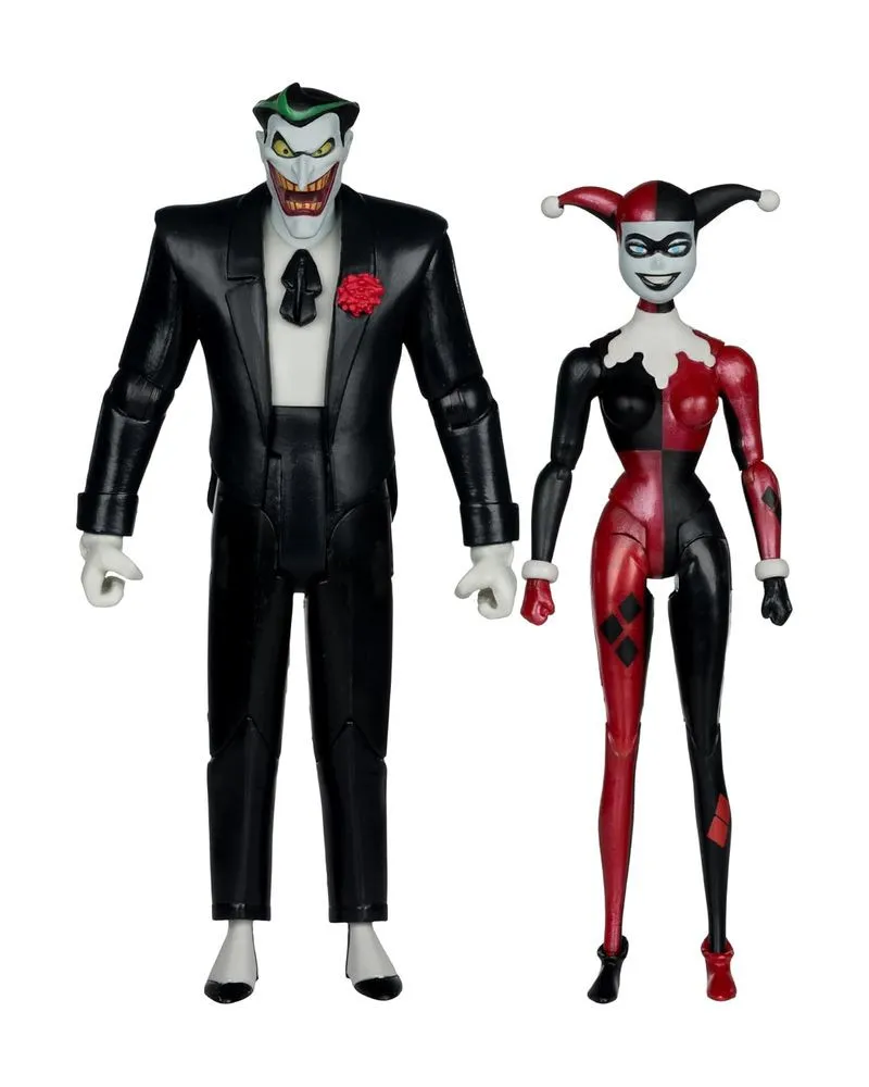 Action Figure DC Direct - Batman The Animated Series - Harley Quinn And The Joker (Mad Love) - Gold Label 