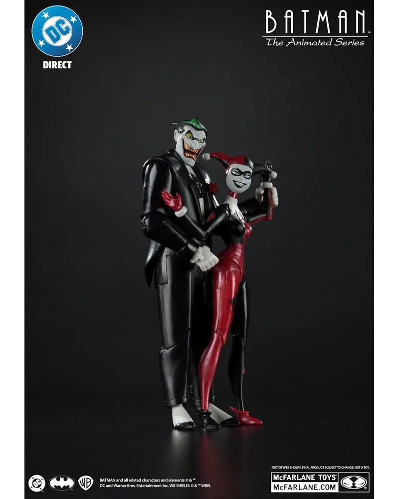 Action Figure DC Direct - Batman The Animated Series - Harley Quinn And The Joker (Mad Love) - Gold Label 