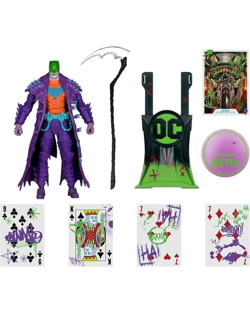 Action Figure DC Multiverse - Batman (Dark Nights - Death Metal) Jokerized (Gold Label) 