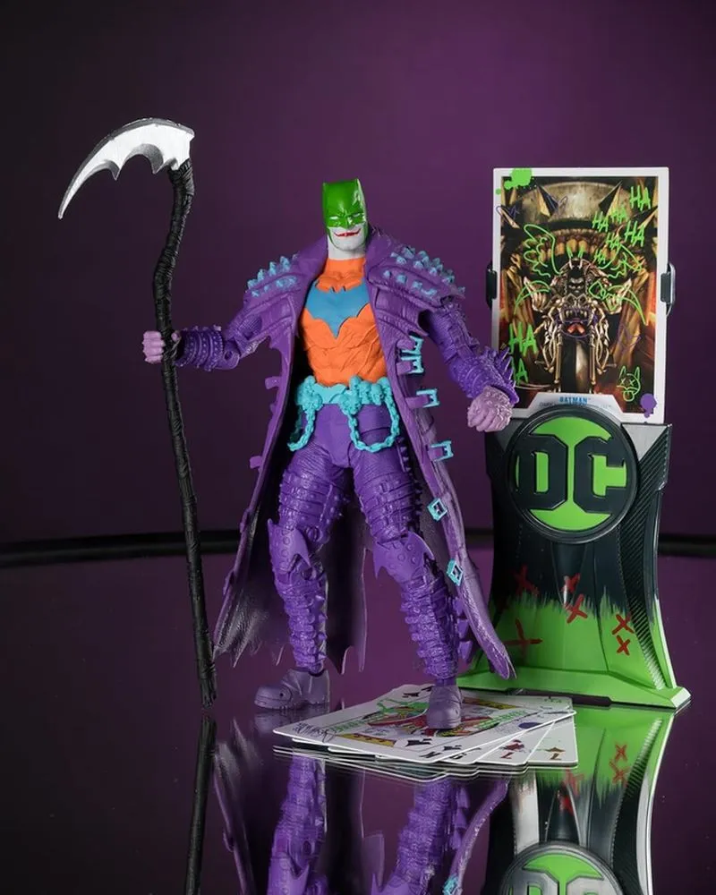 Action Figure DC Multiverse - Batman (Dark Nights - Death Metal) Jokerized (Gold Label) 