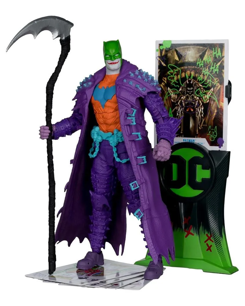 Action Figure DC Multiverse - Batman (Dark Nights - Death Metal) Jokerized (Gold Label) 