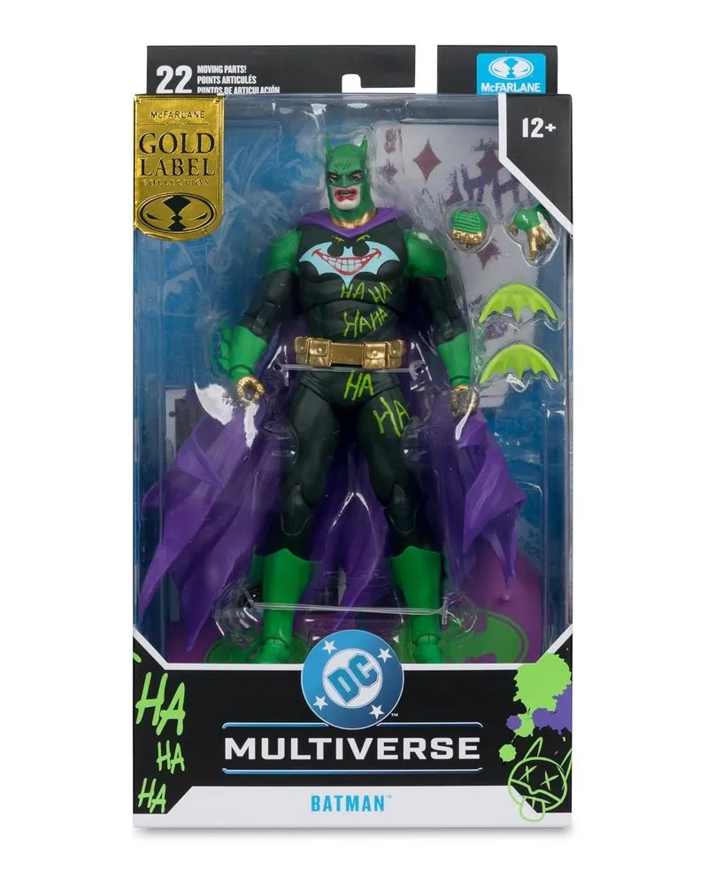 Action Figure DC Multiverse - Batman (Joker War) Jokerized (Gold Label) 