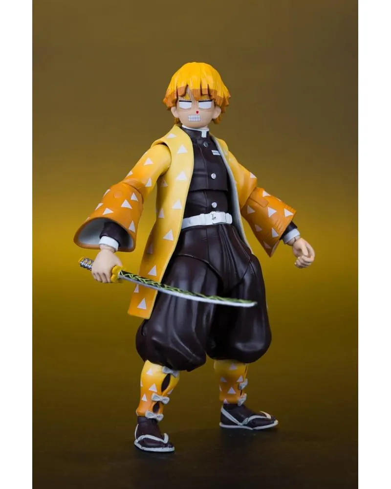 Action Figure Demon Slayer Kimetsu No Yaiba - Zenitsu Agatsuma - Platinum Edition 