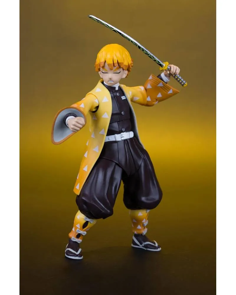 Action Figure Demon Slayer Kimetsu No Yaiba - Zenitsu Agatsuma - Platinum Edition 