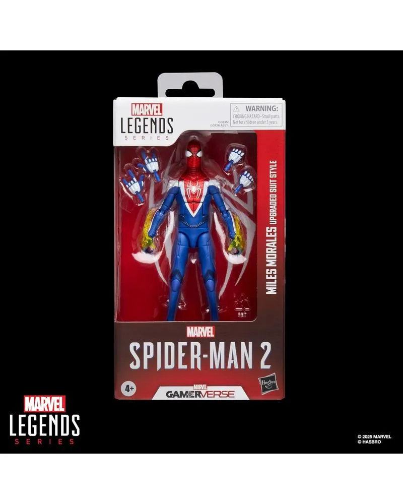 Action Figure Marvel Legends Series - Spider-Man 2 - Miles Morales (Upgraded Suit Style) 