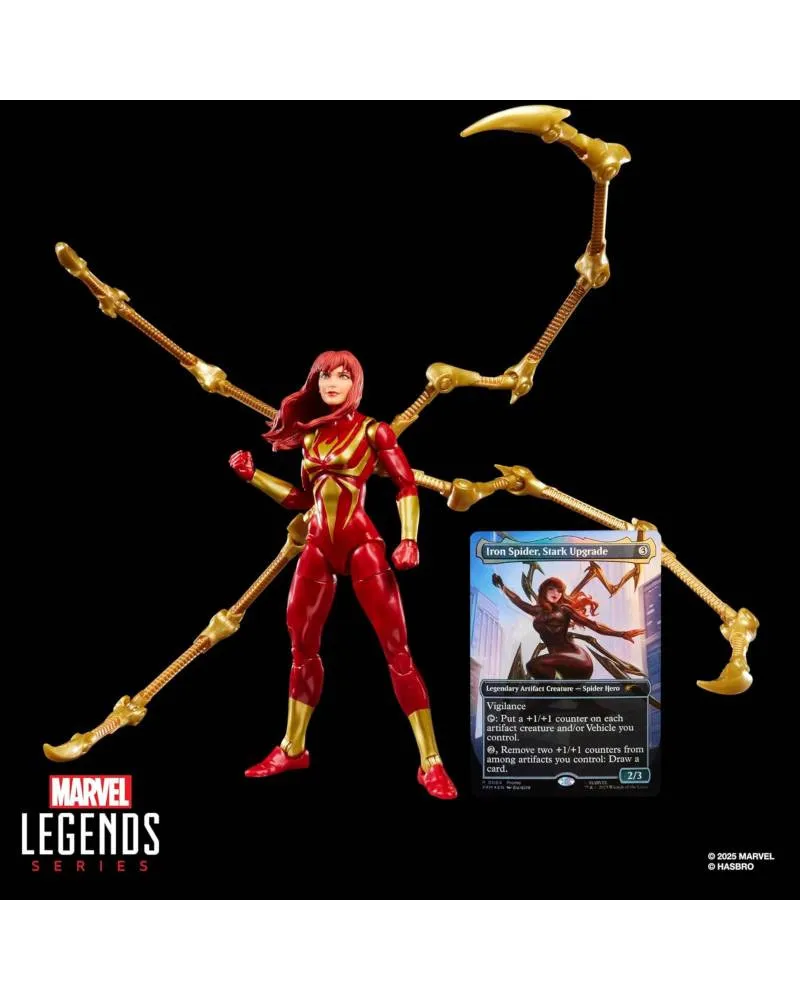 Action Figure Marvel Legends - Magic The Gathering - Mary Jane Watson (Iron Spider) 