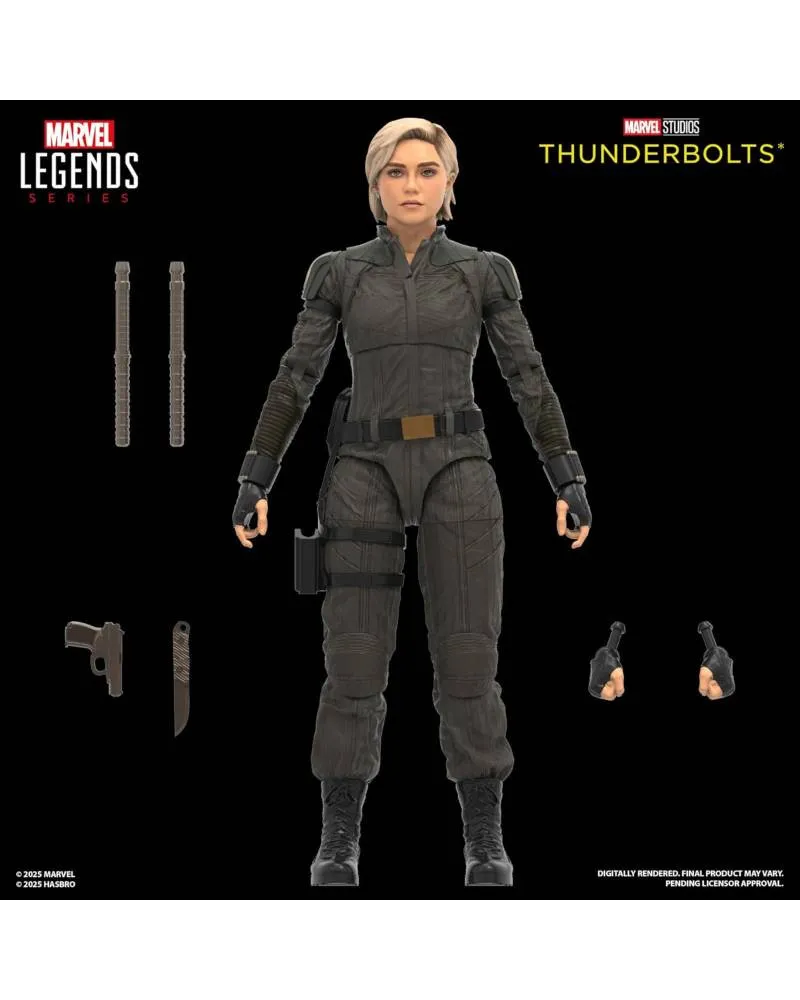 Action Figure Marvel Legends Series - Thunderbolts - Yelena Belova And Red Guardian 