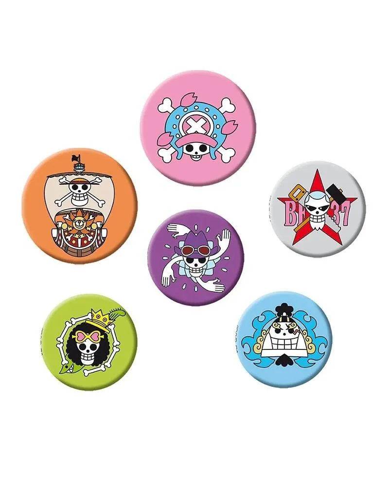 Bedževi AbyStyle - One Piece - Skulls - Badge Pack 