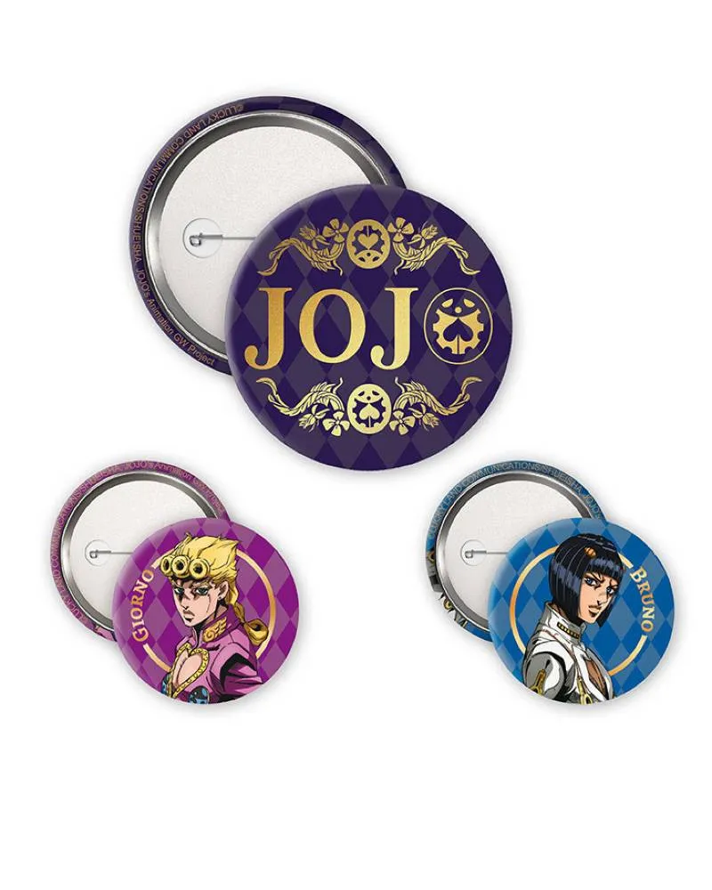 Bedževi AbyStyle - Jojo's Bizarre Adventure - Golden Wind - Badge Pack 