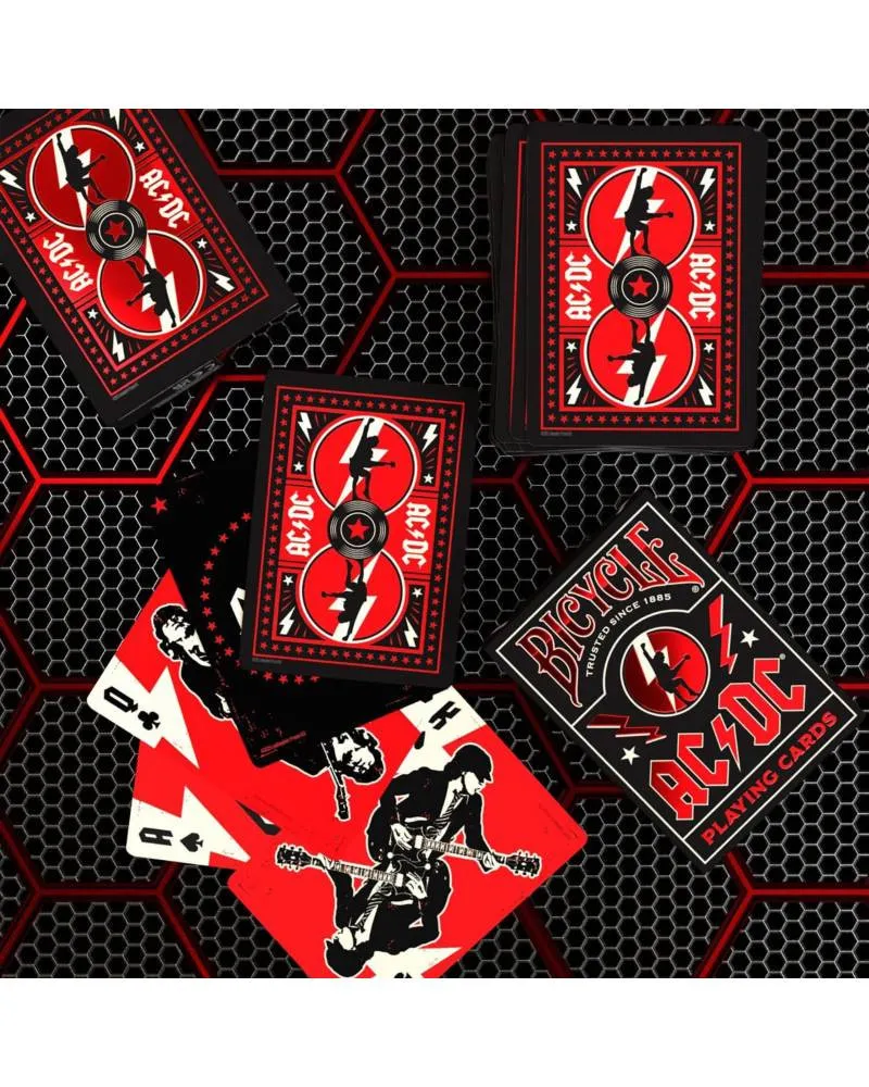 Karte Bicycle Creatives - AC/DC - Playing Cards 