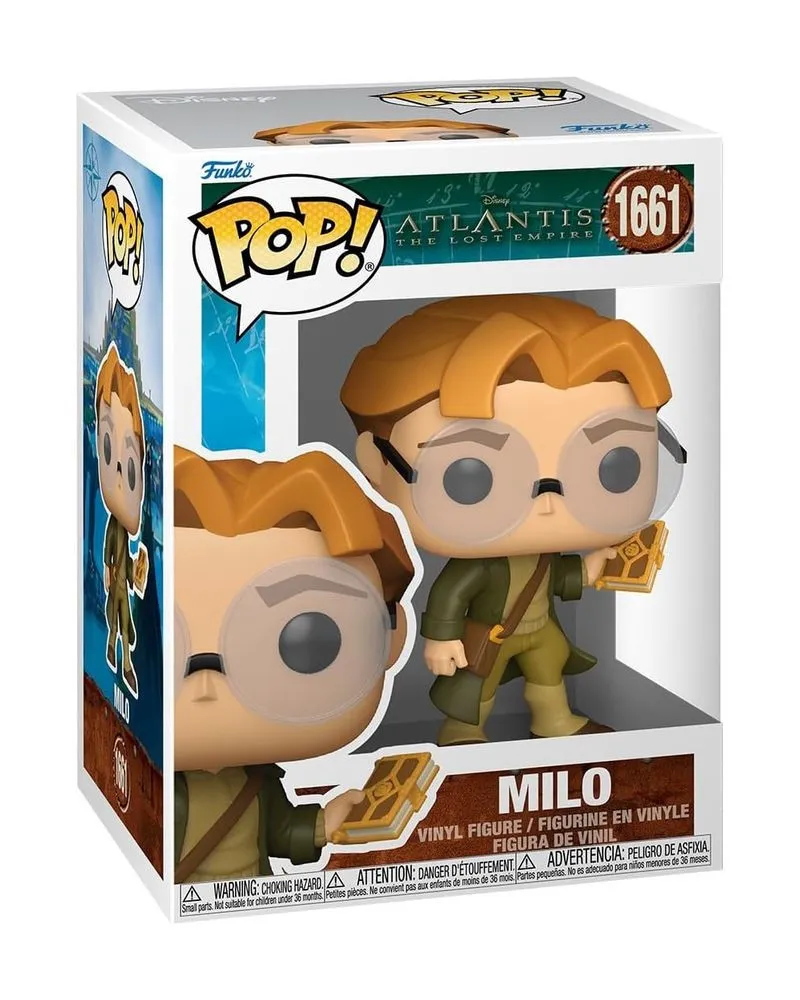 Bobble Figure Animation - Atlantis And The Lost Empire POP! - Milo #1661 