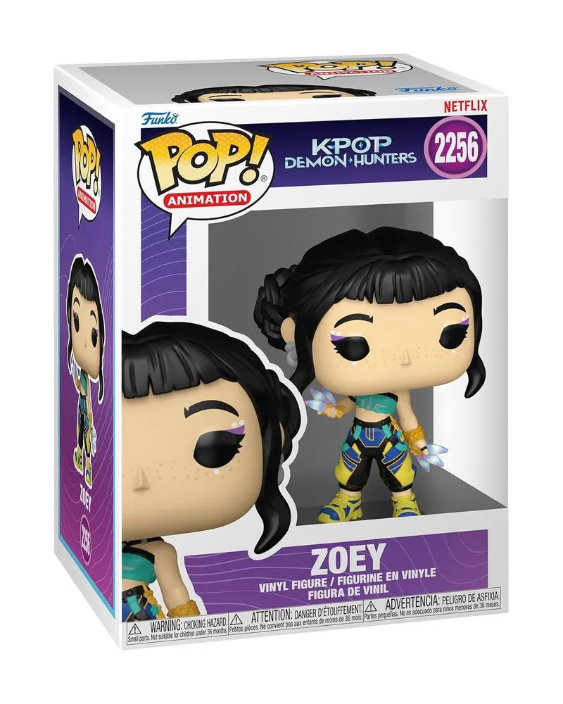 Bobble Figure Animation - K-POP Demon Hunters POP! - Zoey #2256 
