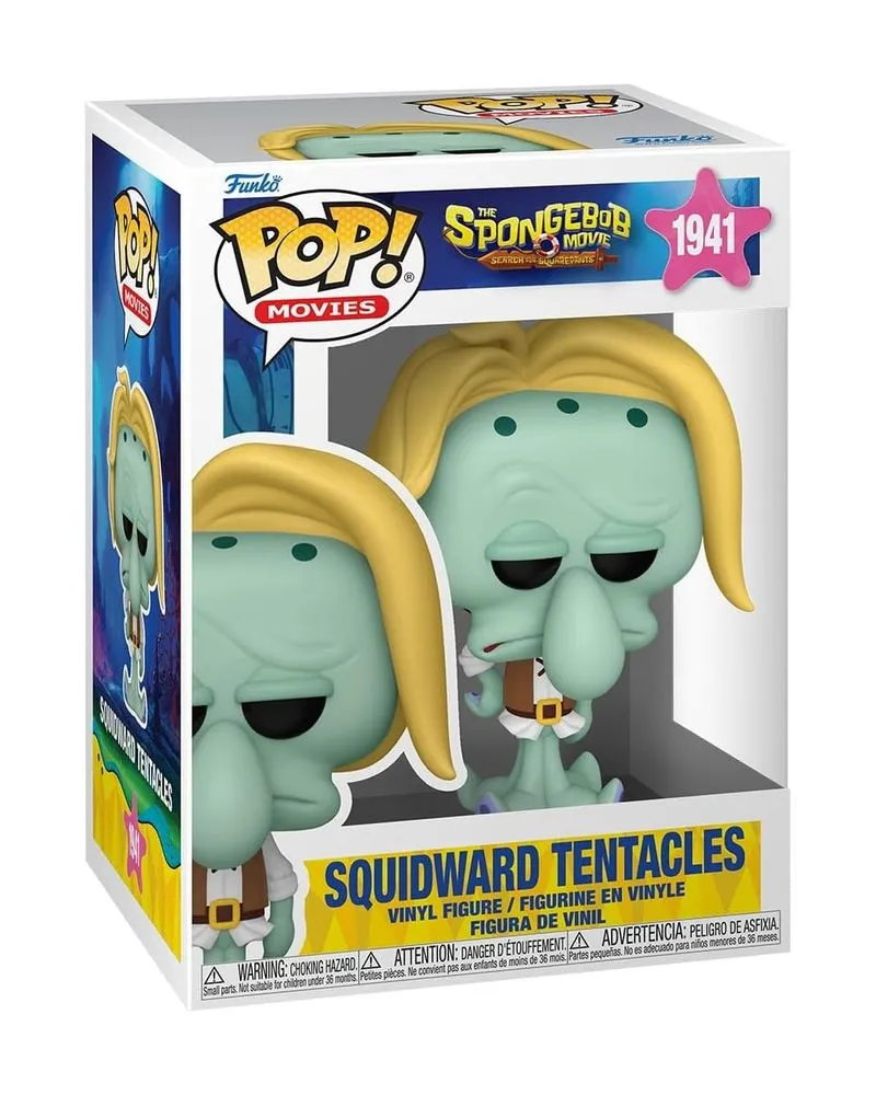 Bobble Figure Animation - SpongeBob Squarepants Movie POP! - Squidward Tentacles (Pirate) #1941 