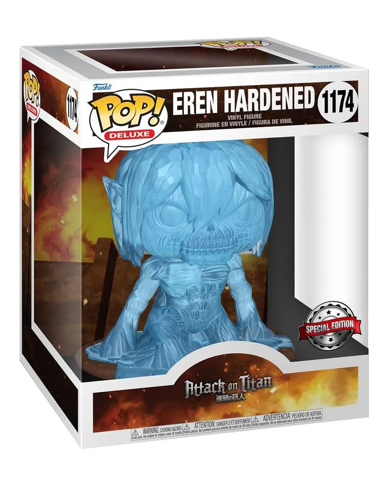 Bobble Figure Anime - Attack on Titan POP! - Eren Hardened - Special Edition 