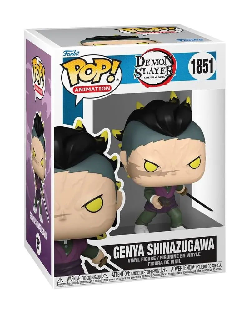 Bobble Figure Anime - Demon Slayer Kimetsu no Yaiba POP! - Genya Shinazugawa (Demon Form) 