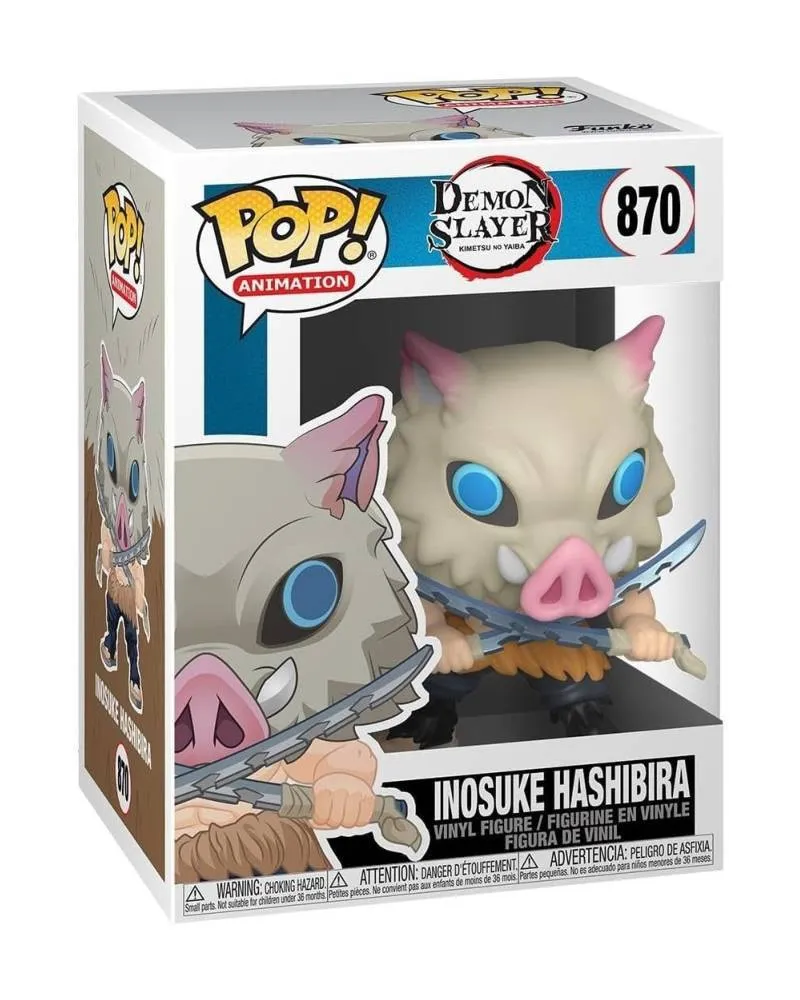 Bobble Figure Anime - Demon Slayer Kimetsu no Yaiba POP! - Inosuke Hashibira #870 