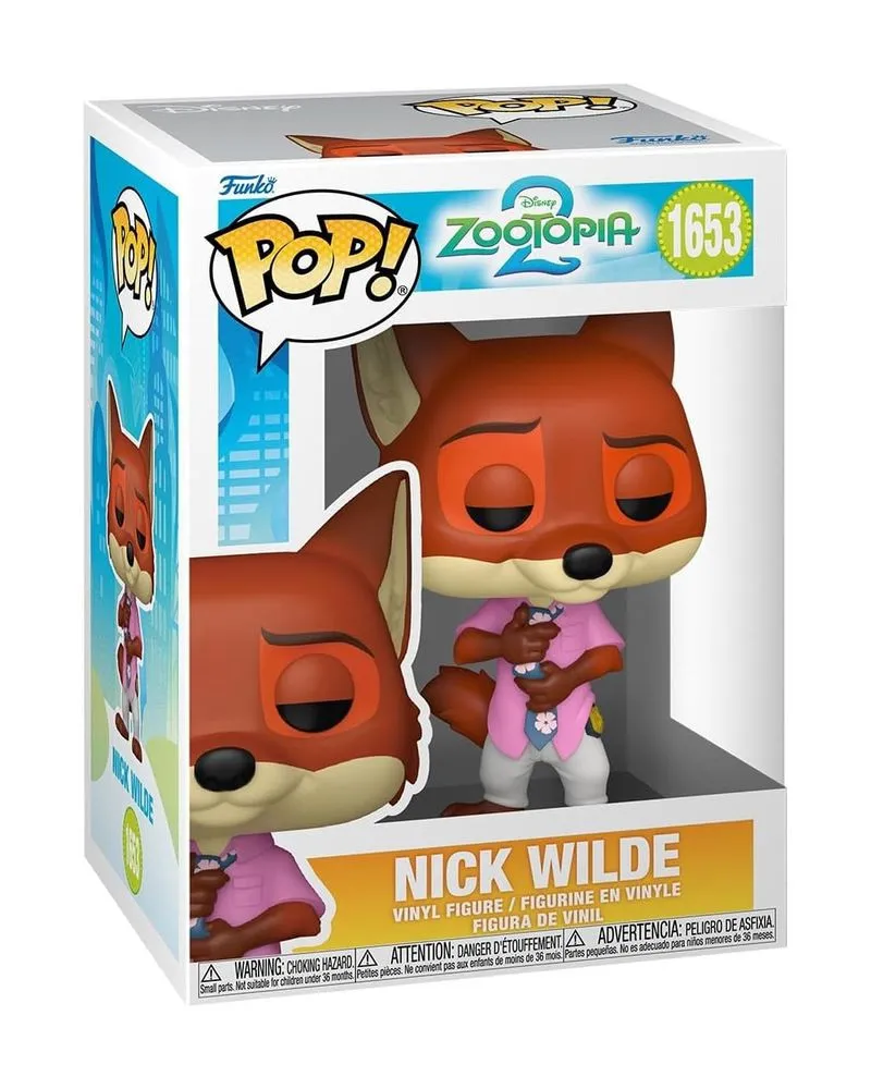 Bobble Figure Anime - Zootopia 2 POP! - Nick Wilde #1653 