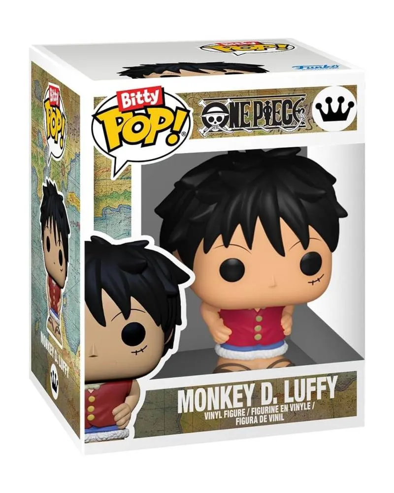 Bobble Figure Bitty - One Piece POP! - Monkey D. Luffy And The Going Merry 