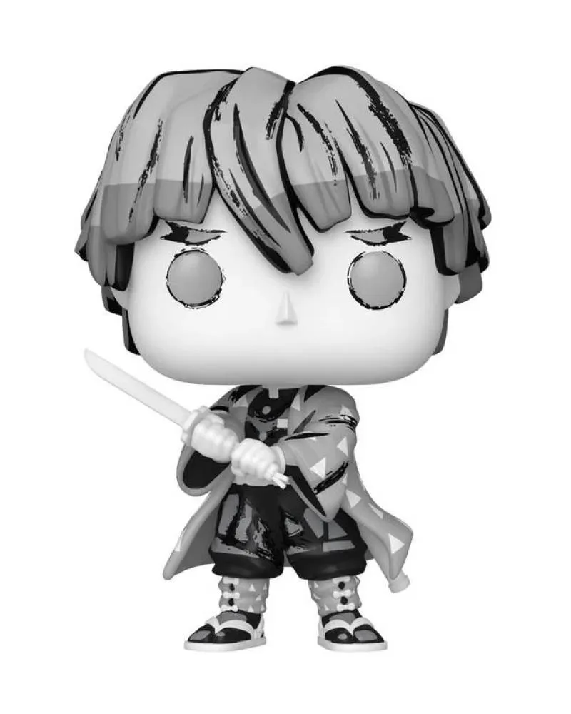 Bobble Figure Anime - Demon Slayer Kimetsu no Yaiba POP! - Zenitsu Agatsuma (Sumi Ink) #2192 