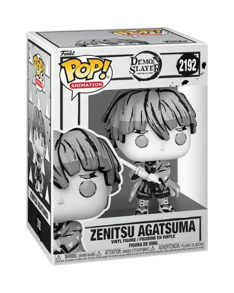 Bobble Figure Anime - Demon Slayer Kimetsu no Yaiba POP! - Zenitsu Agatsuma (Sumi Ink) #2192 