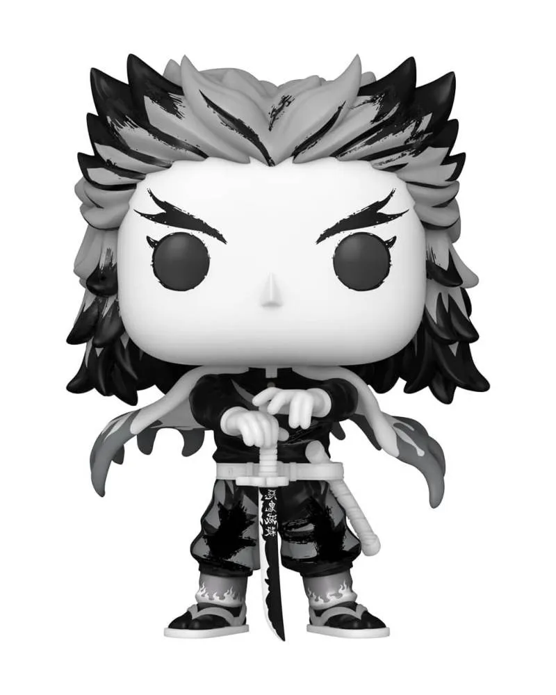 Bobble Figure Anime - Demon Slayer Kimetsu no Yaiba POP! - Kyojuro Rengoku (Sumi Ink) #2194 