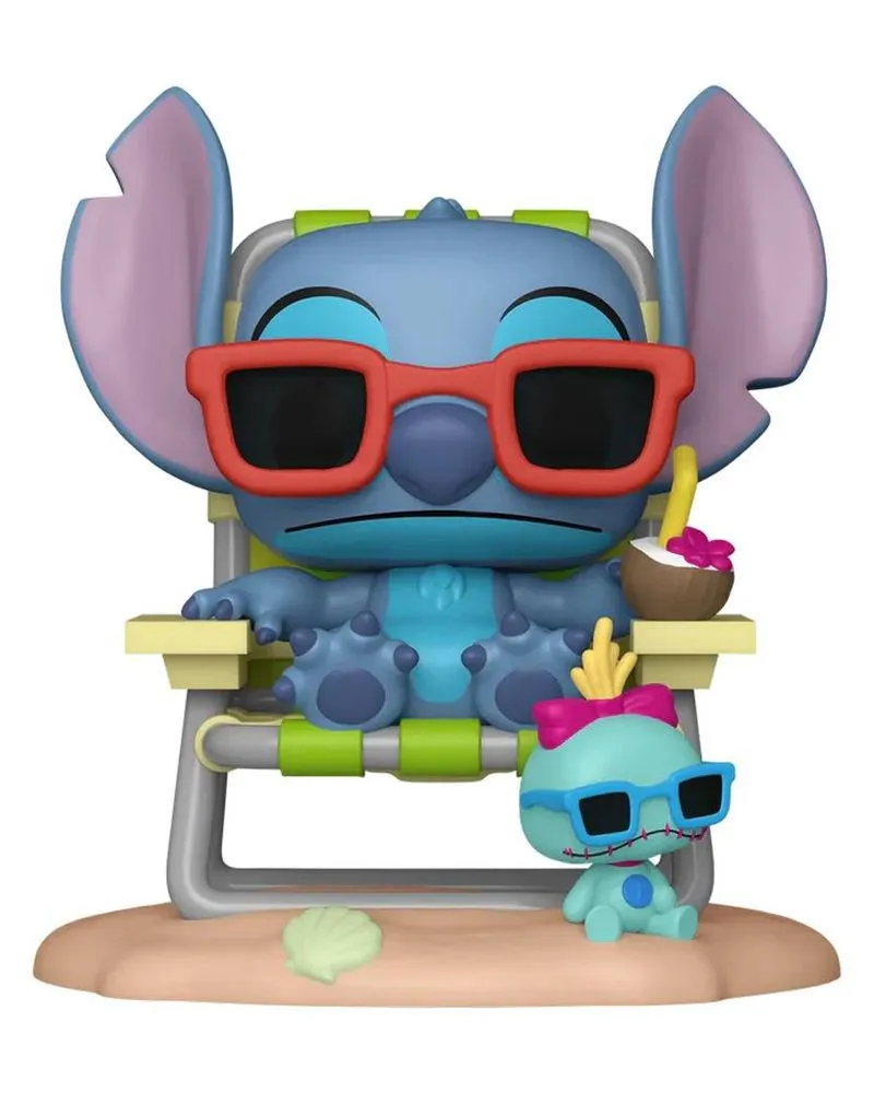 Bobble Figure Disney - Lilo & Stitch POP! - Stitch In Sunlounger #1639
