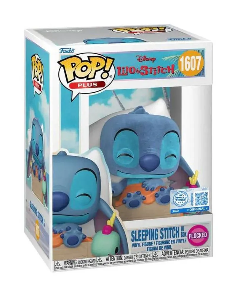 Bobble Figure Disney Plus - Lilo & Stitch POP! - Sleeping Stitch In Box #1607 
