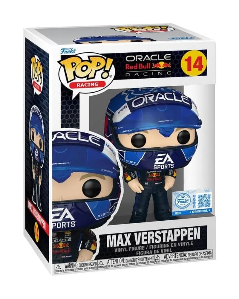 Bobble Figure F1 POP! - Oracle Red Bull Racing - Max Verstappen With USA Helmet #14 