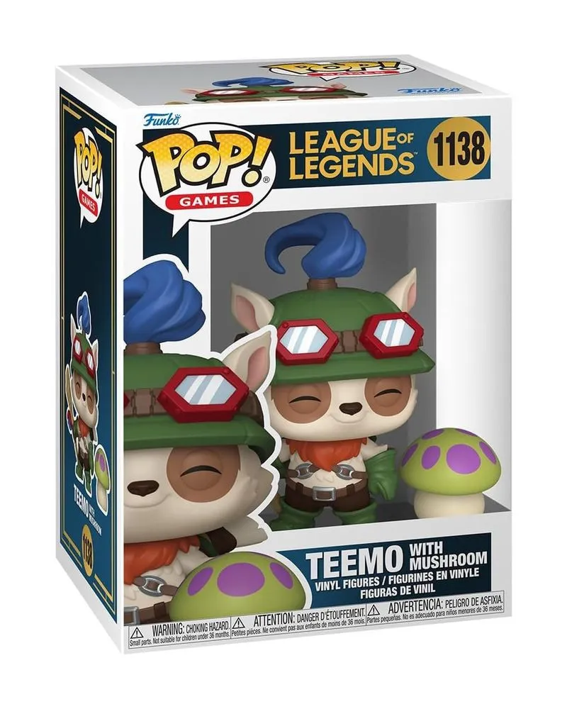 Bobble Figure Games - League of Legends POP! - Teemo With Mushroom #1138 