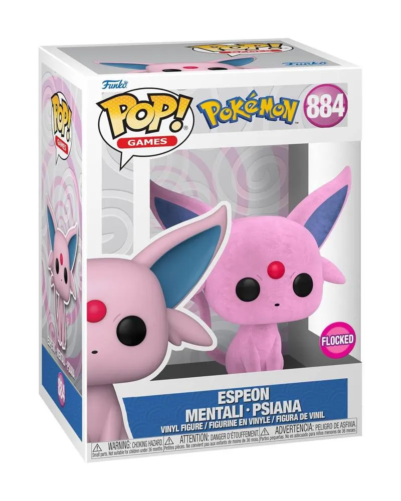 Bobble Figure Games - Pokemon POP! - Espeon (Flocked) 
