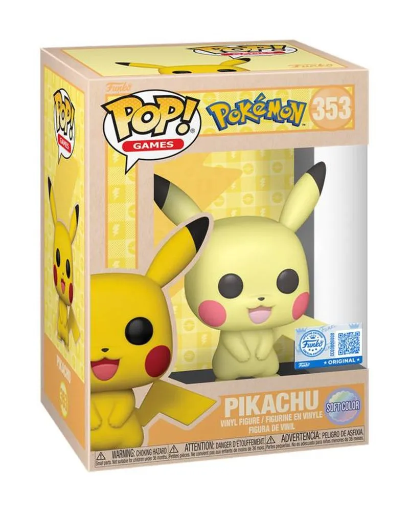 Bobble Figure Games - Pokemon POP! - Pikachu (Soft Color) #353