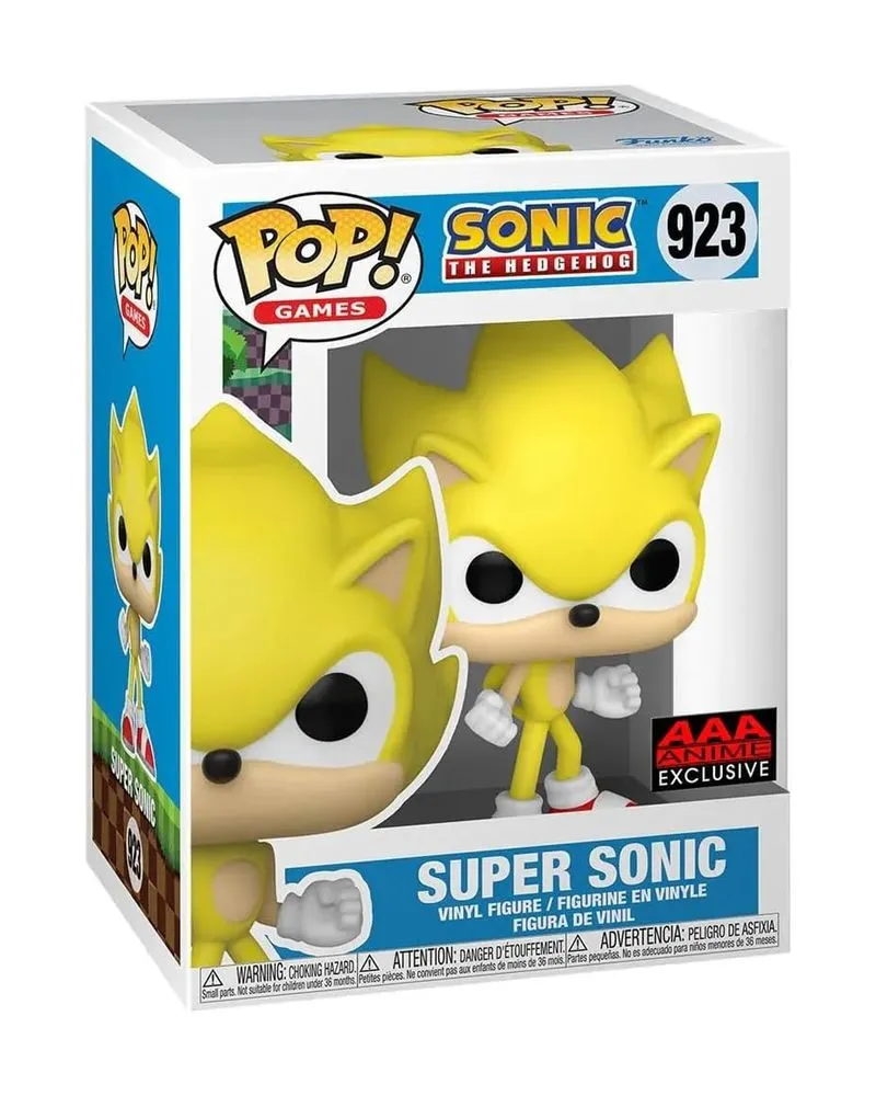 Bobble Figure Games - Sonic the Hedgehog POP! - Super Sonic #923 